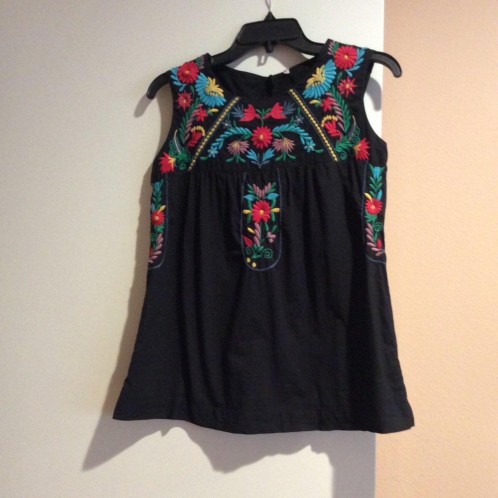 Embroidered top